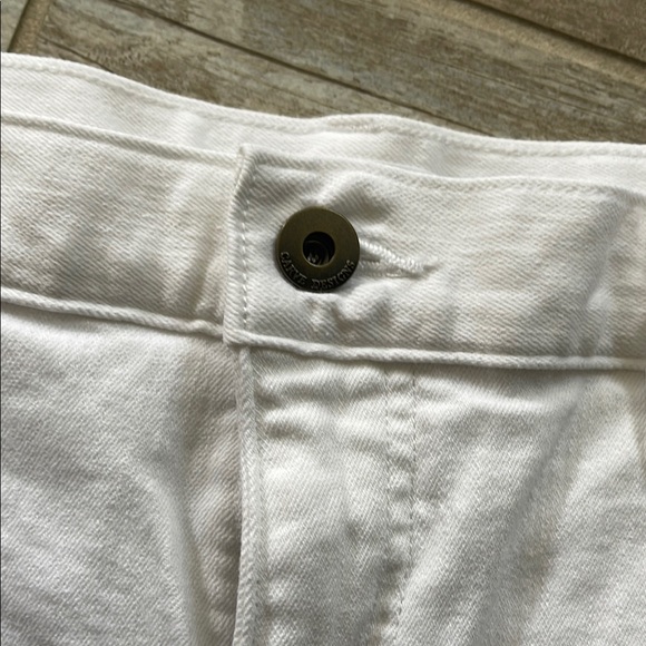 Carve Designs White Distressed Jean Shorts Cut-Off Style - Picture 9 of 9